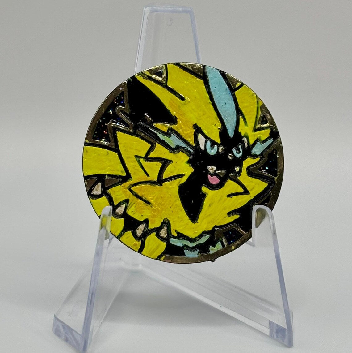 Hand Painted Zeraora Coin - Small